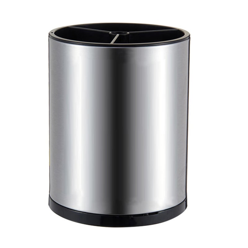 WSKC Stainless Steel Rotating Utensil Holder, 6.2L X 6.2W X 8H - Image 1
